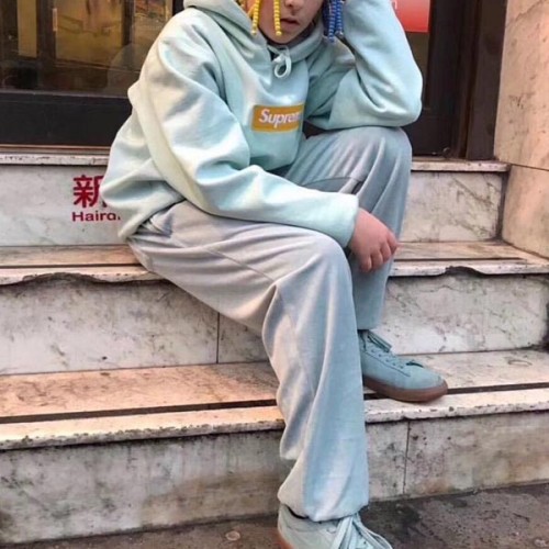 supreme ice blue bogo hoodie