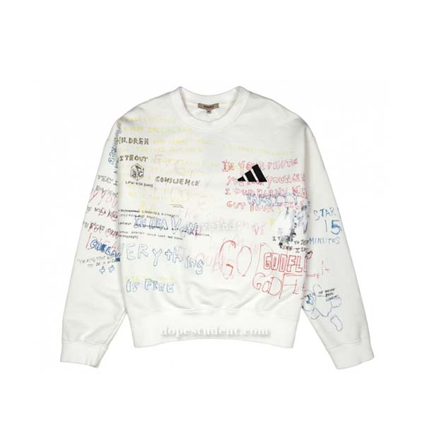yeezy season 5 handwriting sweater