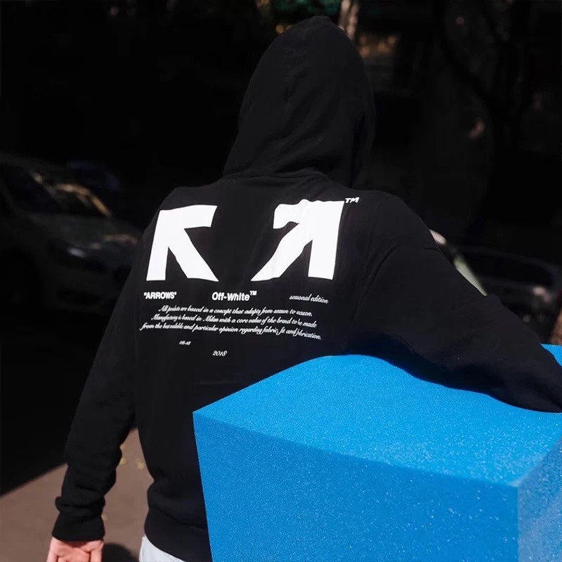 off white globe hoodie