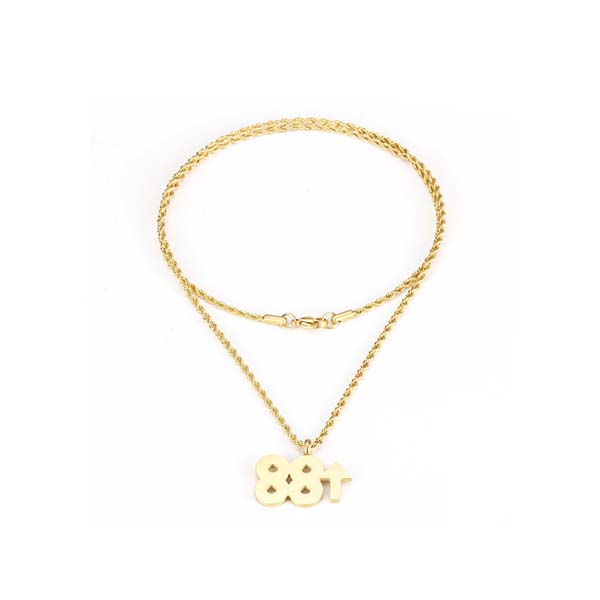 88 Rising Gold Silver Color Necklace | Dopestudent