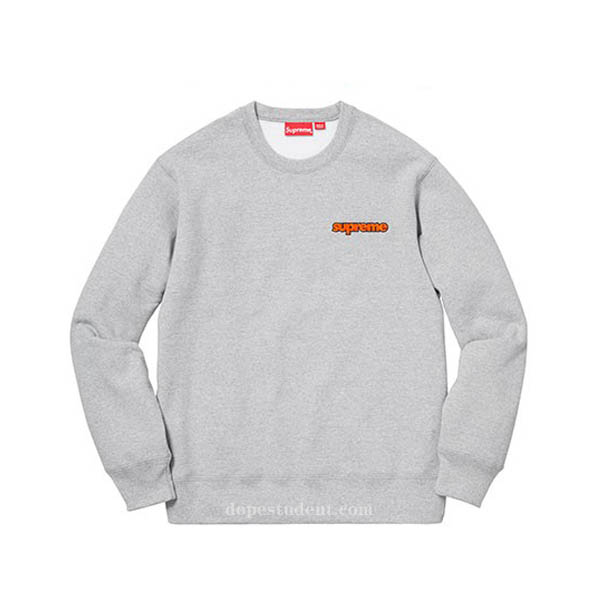 supreme orange sweater